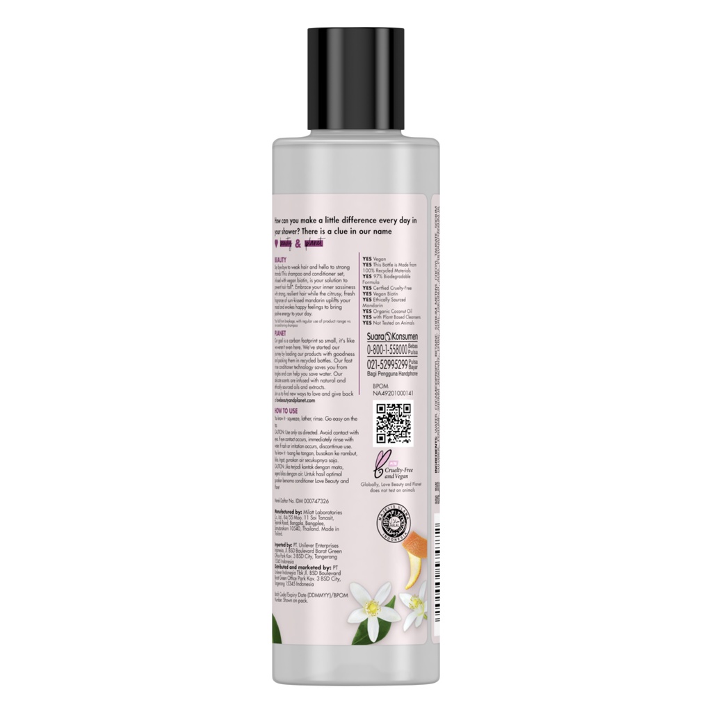 Love Beauty & Planet Strong & Radiant Vegan Biotin Anti Hair Fall shampoo 200ML-2