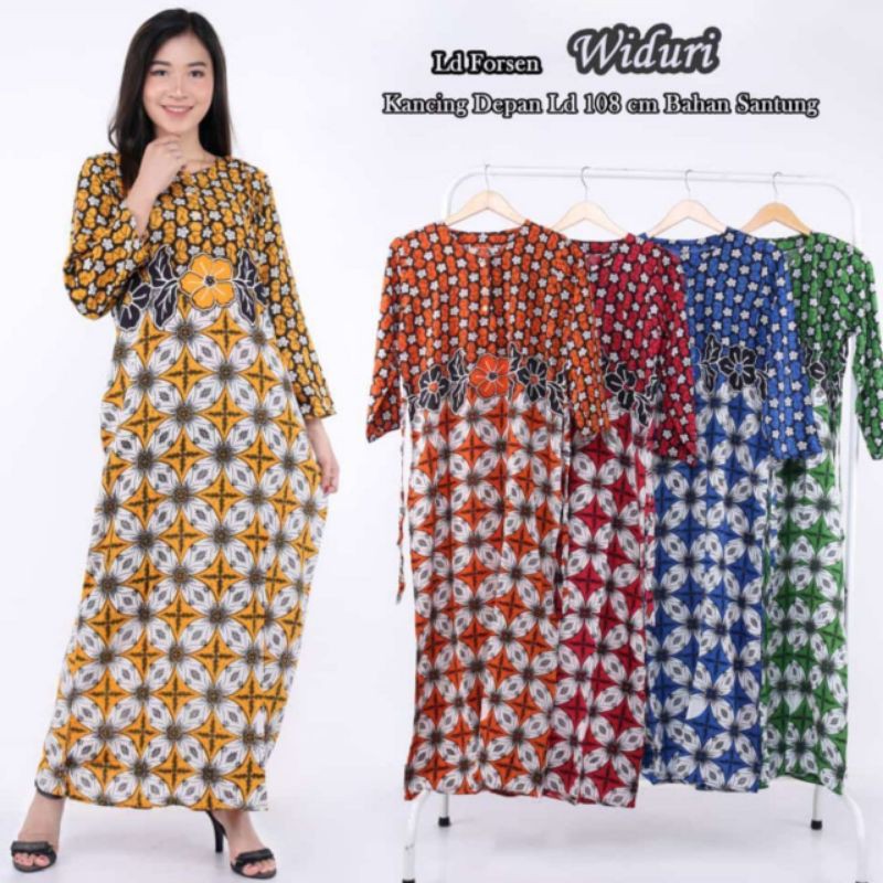 daster panjang Widuri batik solo ECER grosir murah