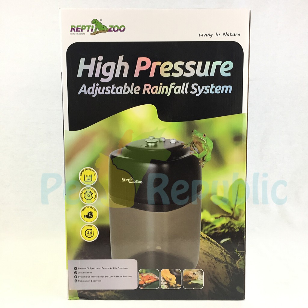 

Pet Republic Alat Pelembab Kandang Reptil REPTIZOO Terra Rain 2.0 - 10L
