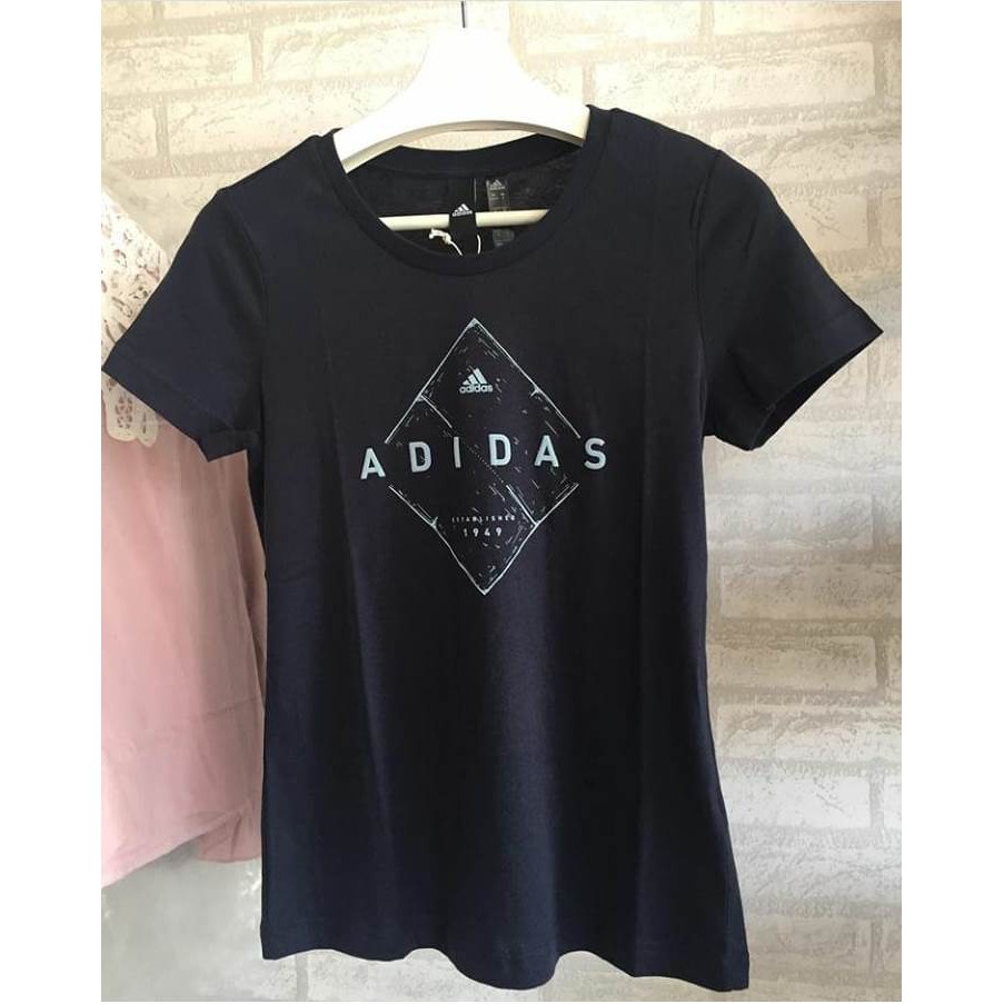  Kaos  Adidas  Women Emblem Tee Original  Shopee Indonesia 
