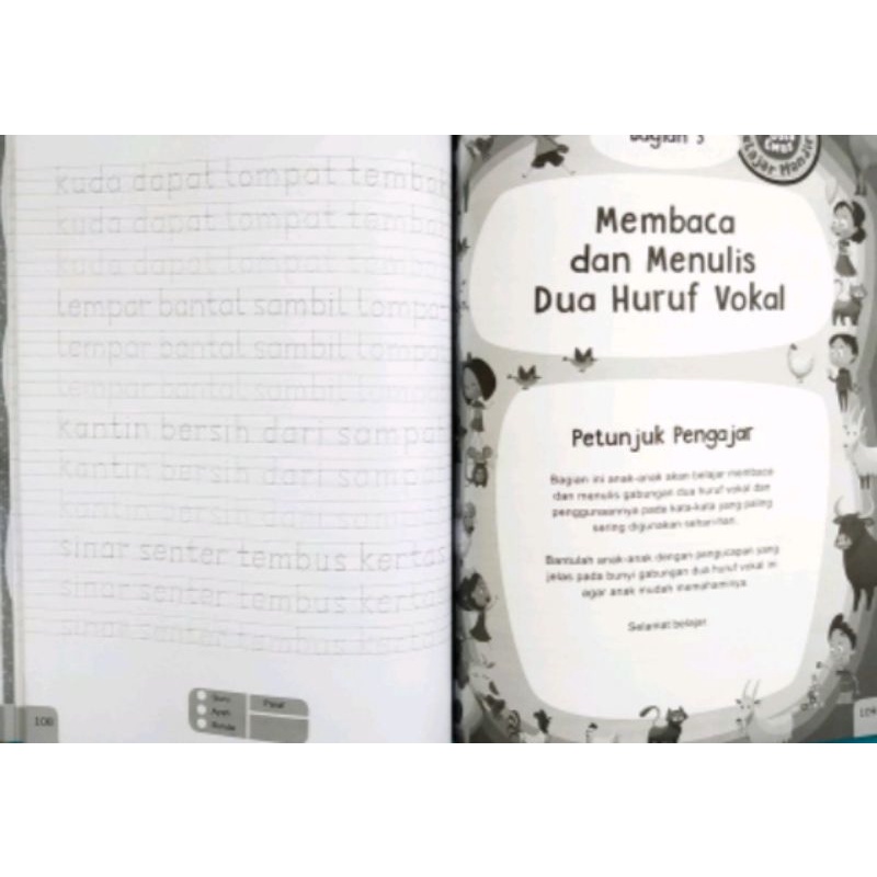 Buku 30 Hari Membaca Dan Menulis Tanpa Mengeja/Suplemen Anak Usia Emas