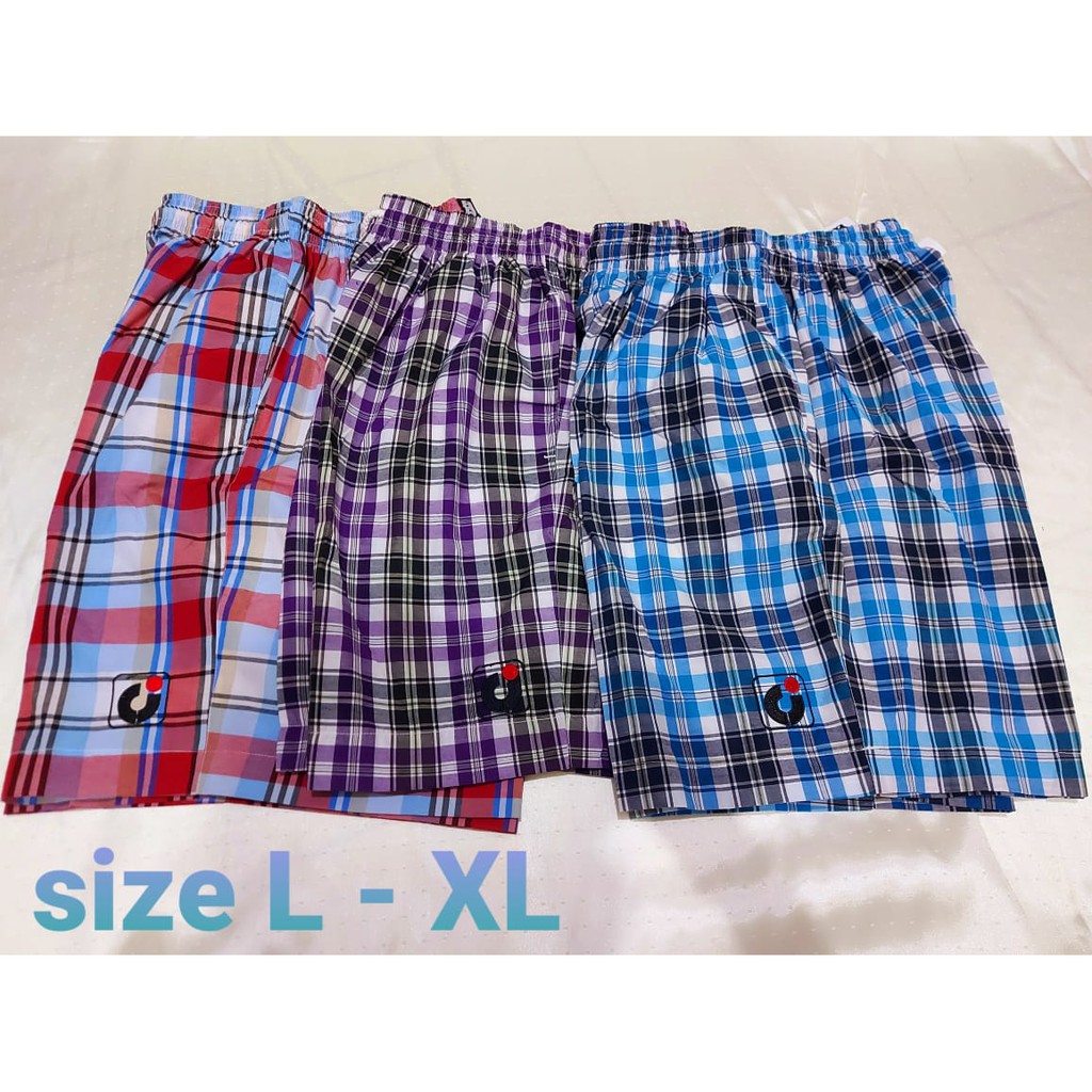 celana pendek santai pria jumbo/kolor pria jumbo murah/celana pendek kotak-kotak