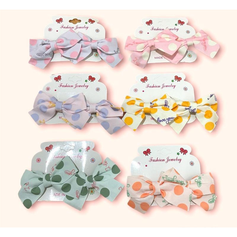 SET 2PCS JEPIT RAMBUT PITA ANAK/JEPITAN RAMBUT KOREA/HAIR PIN KOREA /JEPIT RAMBUT PITA KLIP JEPITAN ANAK GAYA KOREA / JEPITAN RAMBUT ANAK AKSESORIS MURAH