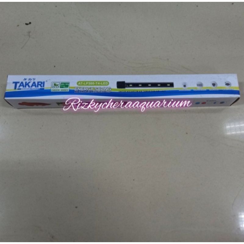 Lampu celup 30cm Led Aquarium Takari AT-LP300-T4-LED 6W