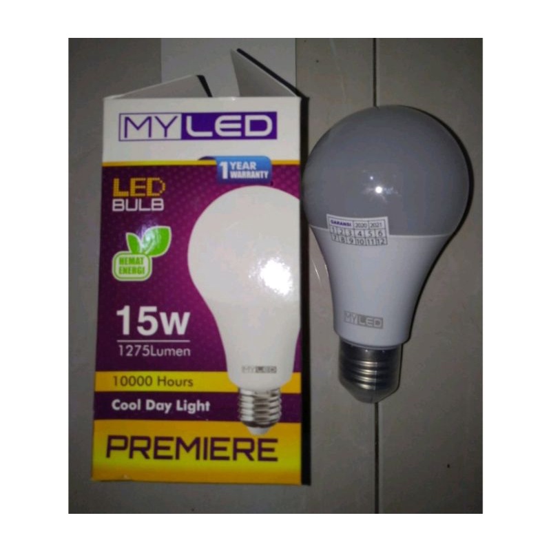 LAMPU LED BOHLAM LED MY LED BULB PREMIER 5W,7W,9W,12W,15W,18W,23W Lampu myled premiere garansi 1 tahun