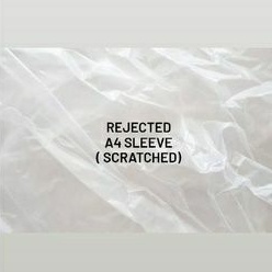 

A4 REJECTED Sleeve - damage scratched 1p 2p 4p 6p 8p 9p 10p 16p (BACA DESC)