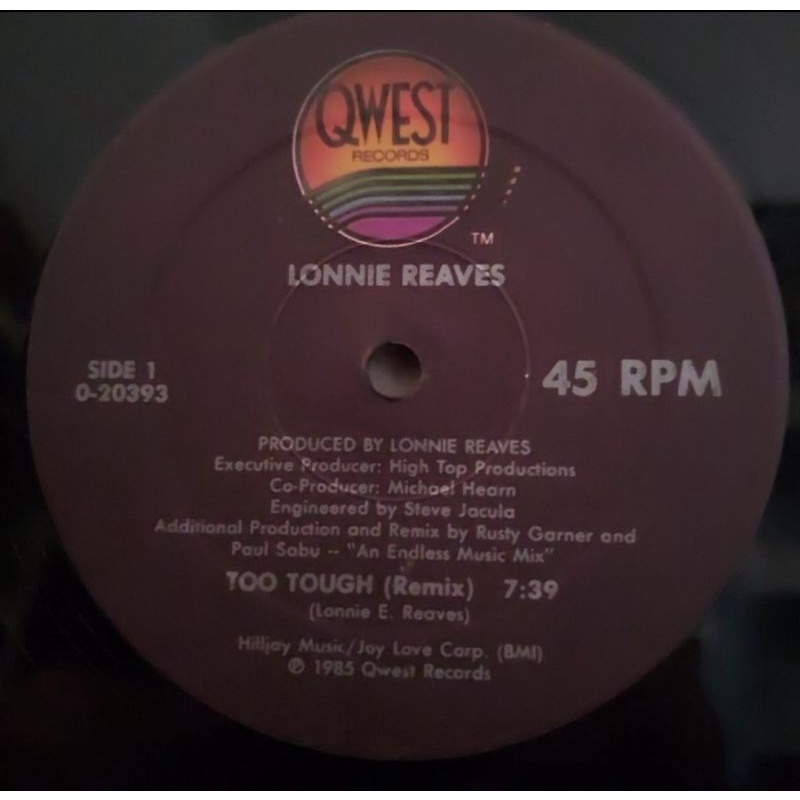 Kaset Vinyl Piringan Hitam Lonnie Reaves