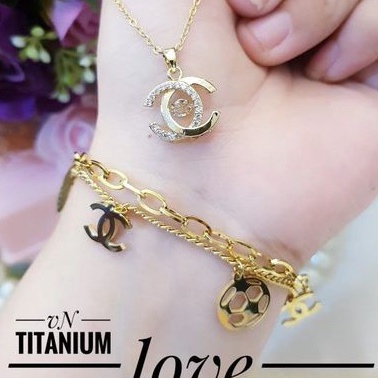 TiTanium set gelang kalung R51