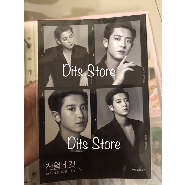 NACIFIC X CHANYEOL BLACK PHOTO 4 CUT