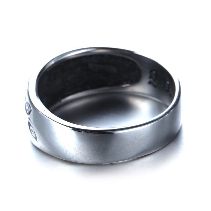 Vintage Men's Stainless Steel Demon Eye Ring Jewelry