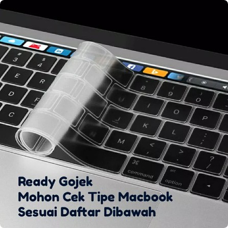 Keyboard Protector Macbook Pro 13 15 Retina Touchbar Silicon Keyboard silikon