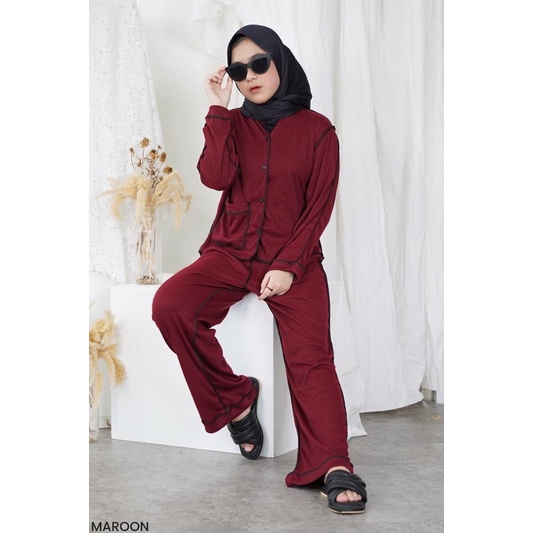 Orlin Knit Oneset Wanita | Maimon