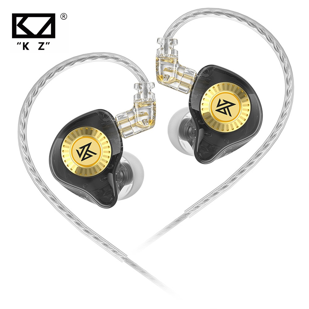 Kz edx ultra Earphone In Ear HiFi Stereo Bass Noise Canceling Bahan Metal Dengan Mic