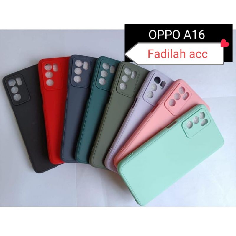 cesing selicon makaron pero OPO a16 pelingdung belakng hp camera jelly