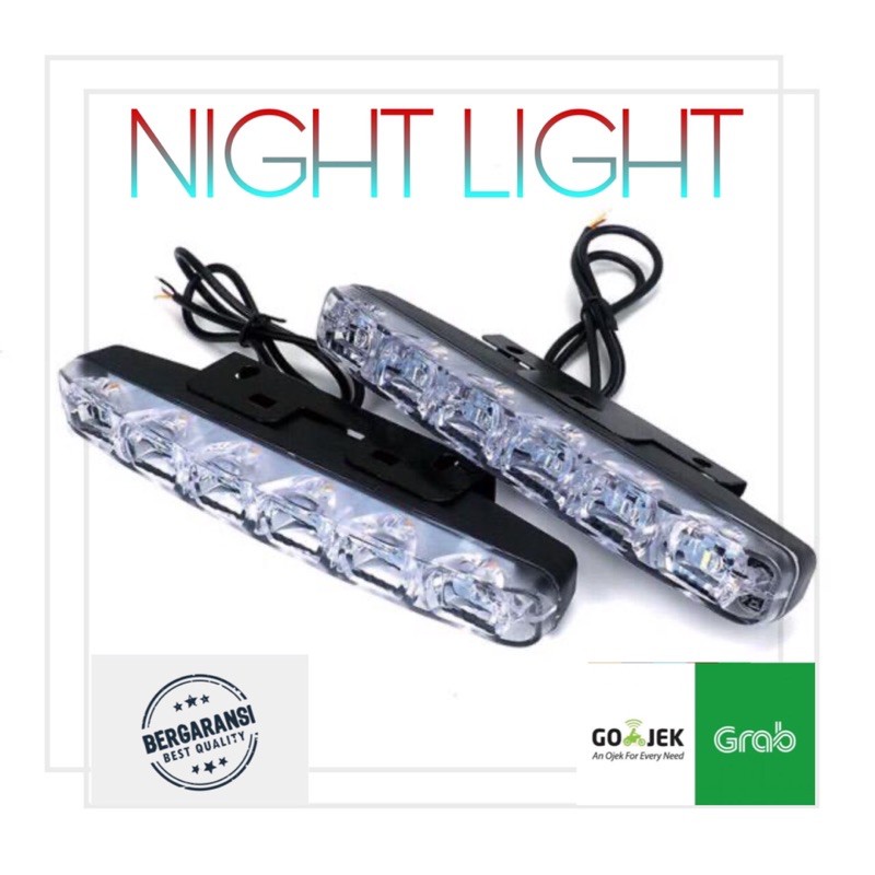 Lampu Drl 6 Mata Running Sein Drl Running Light Mobil R114