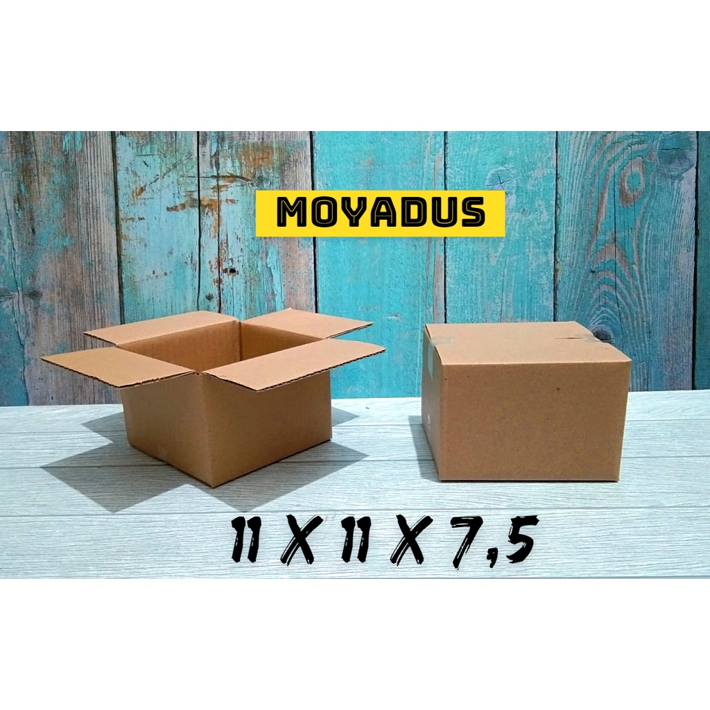 

kardus/karton/box/uk. 11x11x7,5 singelwall polos