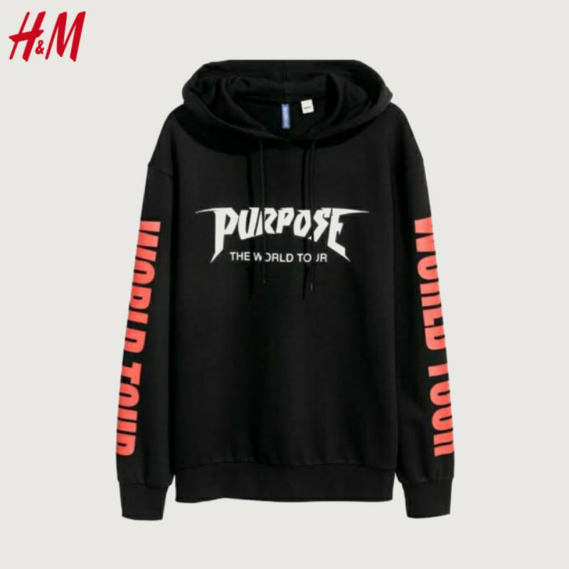 

HODDIE H&M | HODDIE PURPOSE TOUR BLACK ORIGINAL HNM | FREE PAPERBAG