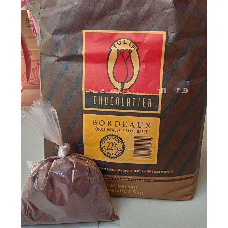 

Coklat Bubuk Tulip Bordeux repack