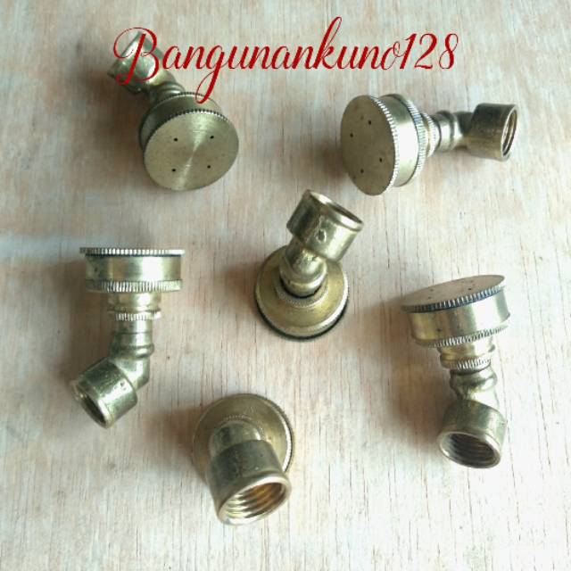 Nosel nozzle sprayer spuyer 4 lubang bahan kuningan