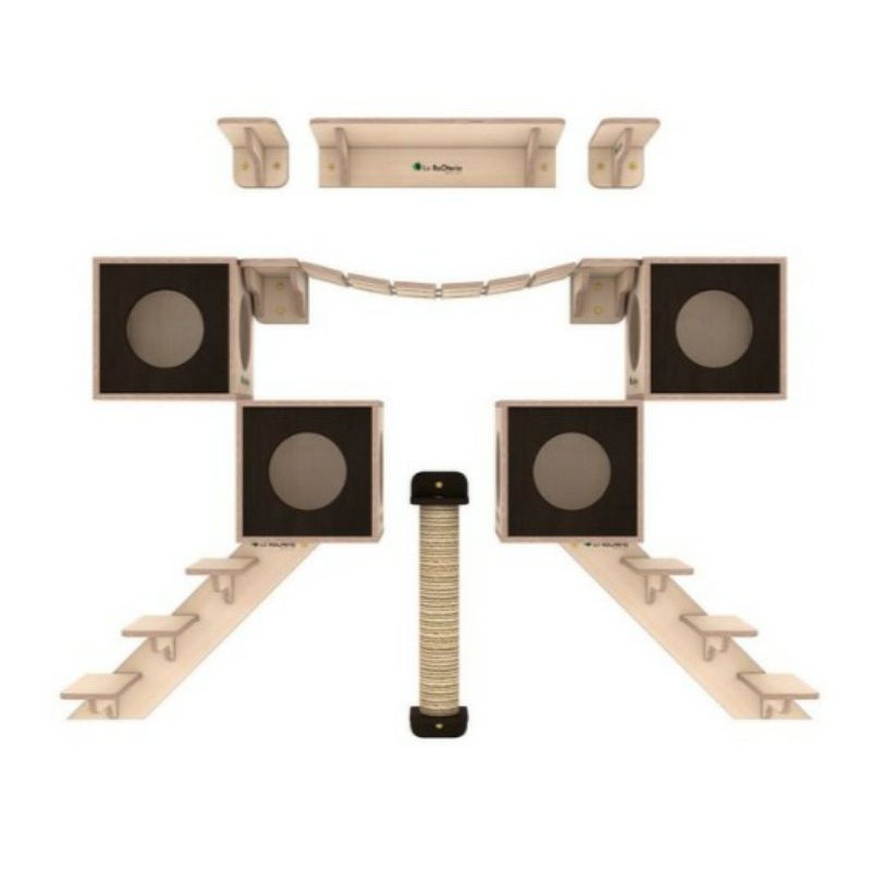 kandang kucing kayu cat playground