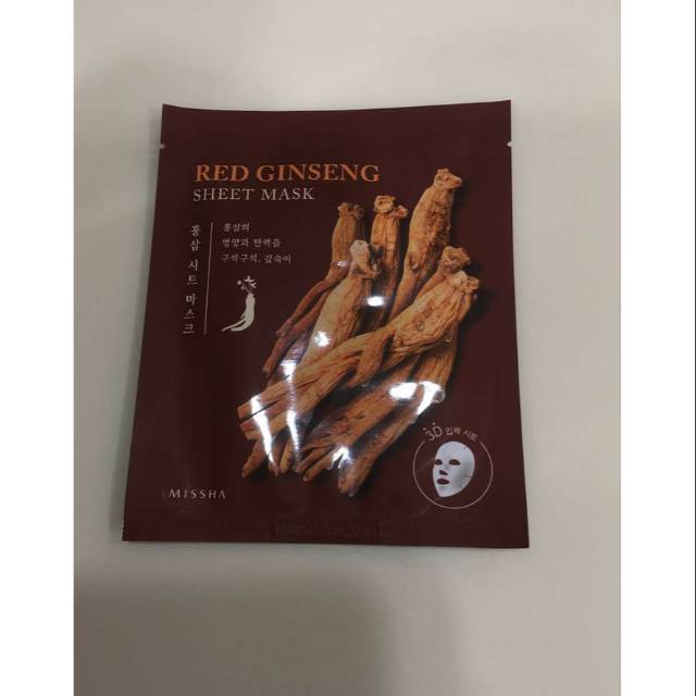 Red Ginseng Sheet Mask Missha Royal Jelly Mask Korea Masker Muka Asli Original Korea Masker Wajah
