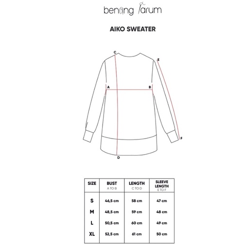 AIKO SWEATER - BENANG JARUM