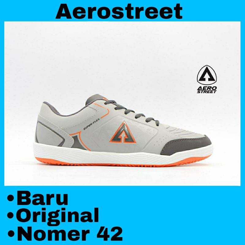 Aerostreet Mars Abu Orange No 42 - Sepatu Sport Futsal