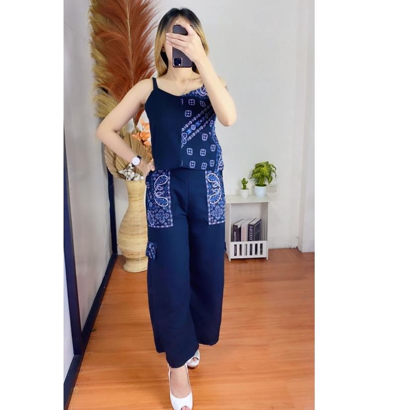 ◌ RX Fashion - Set Kulot Bandana//Kulot Cutbray Fashion Wanita -R2 ❉