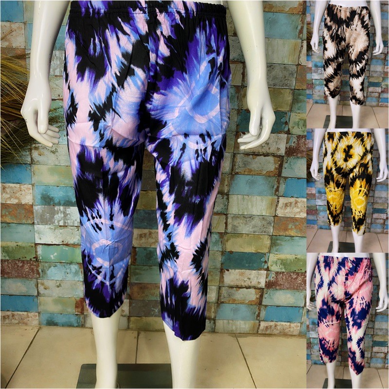 SALE CELANA KULOT TIE DYE WANITA / KULOT SULTAN 7/8 BAHAN RAYON