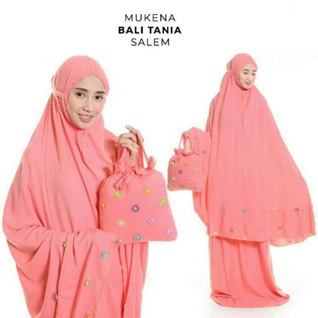Mukena Bali Tania polos / mukena bali premium