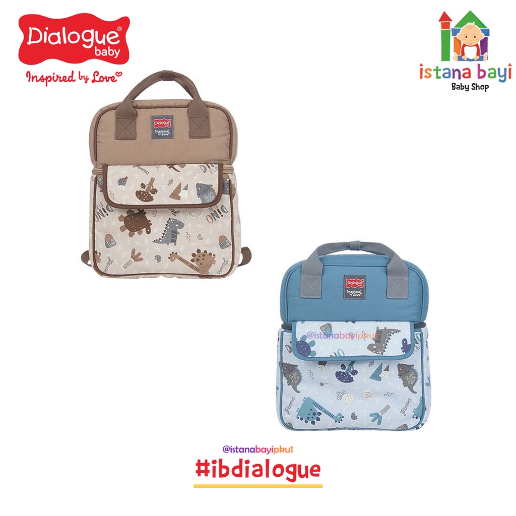 Dialogue Baby Cooler Bag Double Container Dino Fun Series DGC1011