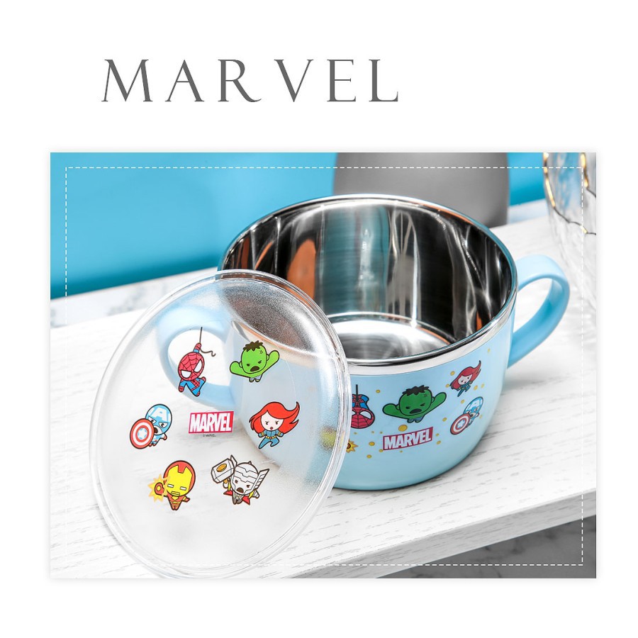 MINISO MARVEL BENTO BOX KOTAK MAKAN SIANG SIZE M MINISO BENTO BOX BAHAN STAINLESS