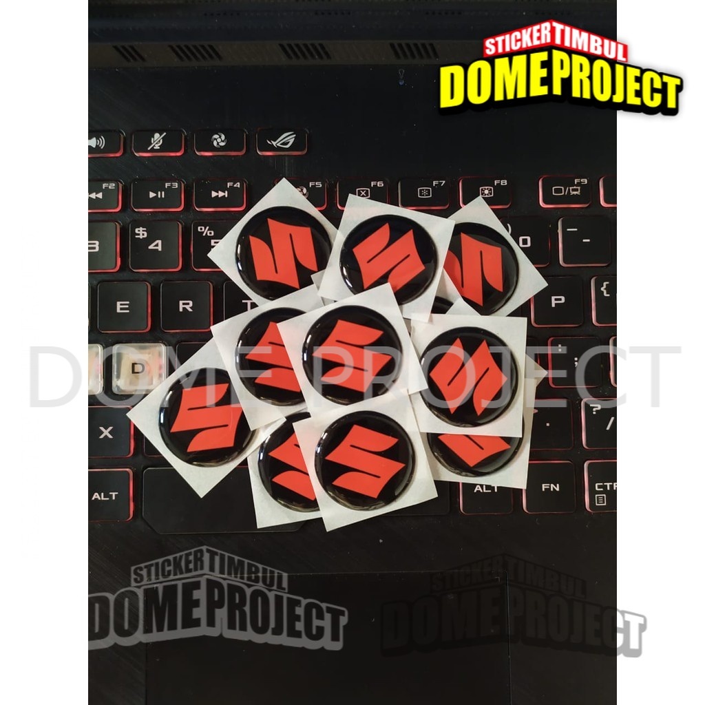 STIKER MOTOR EMBLEM 3D LOGO SUZUKI KALIPER REM AKSESORIS YAMAHA HONDA SUZUZI KAWASAKI AESTHETIC KEREN