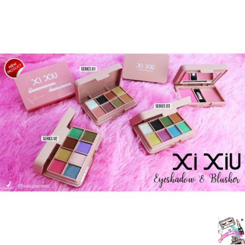 ☃Cutezz_Ching1☃Xi Xiu Eyeshadow &amp; Blusher - Eyeshadow &amp; Blush On 16g