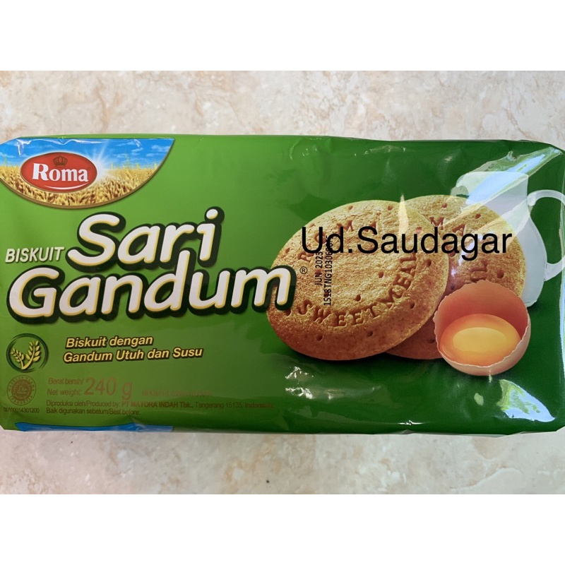 

Biskuit Roma Sari Gandum Family Pack 240Gr