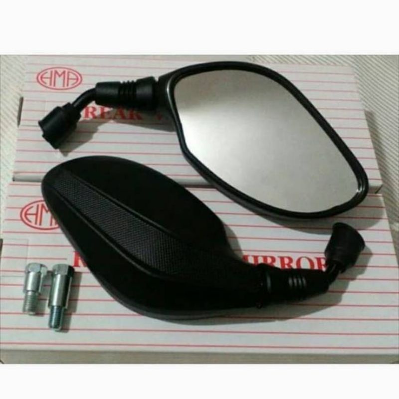 Spion Click Thailand Hitam Polos Universal Vario Beat Mio PCX Nmax aerox Dll-1
