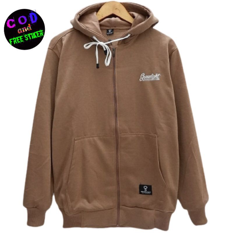 JAKET BORDIR GREENLIGHT // JAKET GREENLIGHT // JAKET FLEECE TEBAL