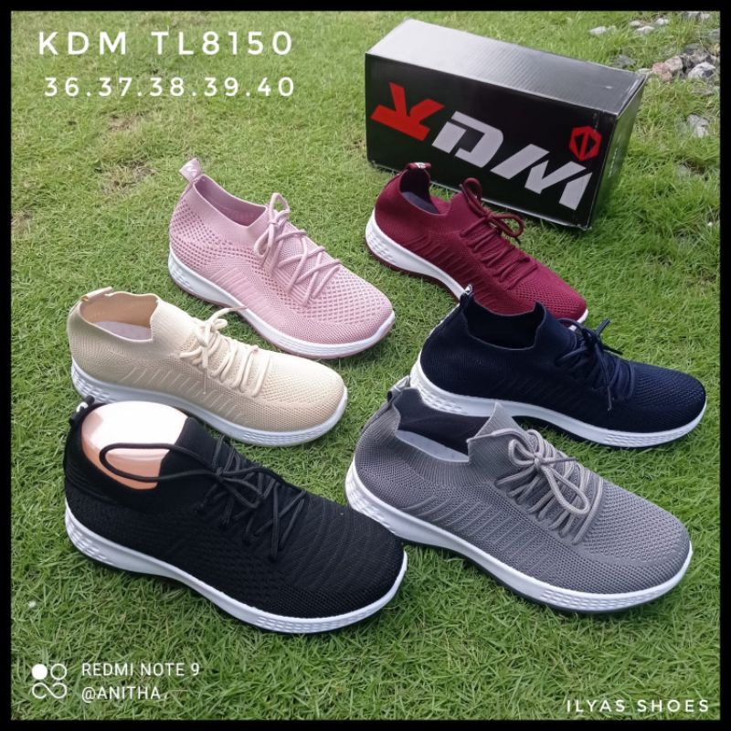 Sneakers Wanita Import Rajut Tali Kdm