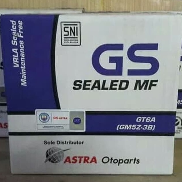 AKI / ACCU MOTOR jupiter mx lama, vega R GS ASTRA GM5Z-3B MF, AKI KERING