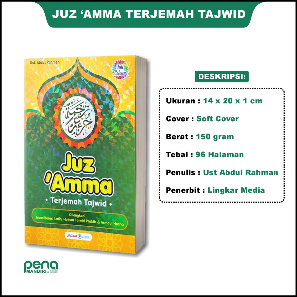 Juz 'Amma Terjemah Full Colour A5 - Milenial - For Kids (LM)