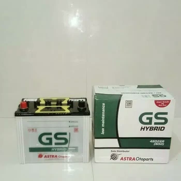 Aki Mobil / Baterai GS ASTRA Type GS HYBRID 48D26R N50 12V 50AH