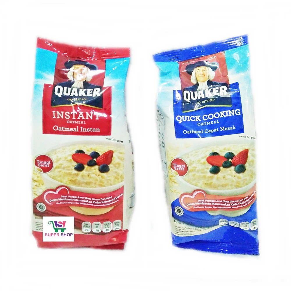 QUAKER Instant / Quick Cooking Oatmeal 200 Gram