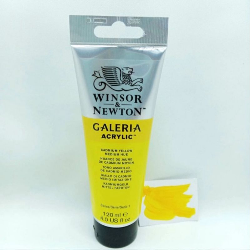 

CAT AKRILIK GALERIA ACRYLIC COLOUR 120 ML CADMIUM YELLOW MEDIUM HUE WINSOR & NEWTON