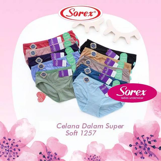 Celana dalam wanita sorex 1257 (model mini)