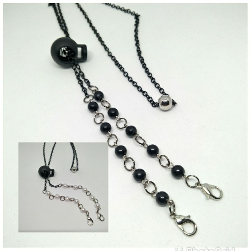 HIJAB 001 | strap masker hijab/strap mask hijab/strap mask/kalung hijab/chain masker/mask chain