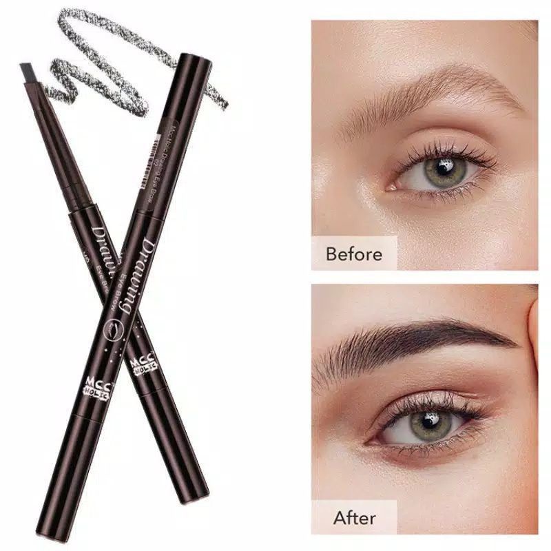 BISA COD- DNM Eyebrow Definer Pensil Alis Waterproof dan Tahan Lama - Pensil Alis