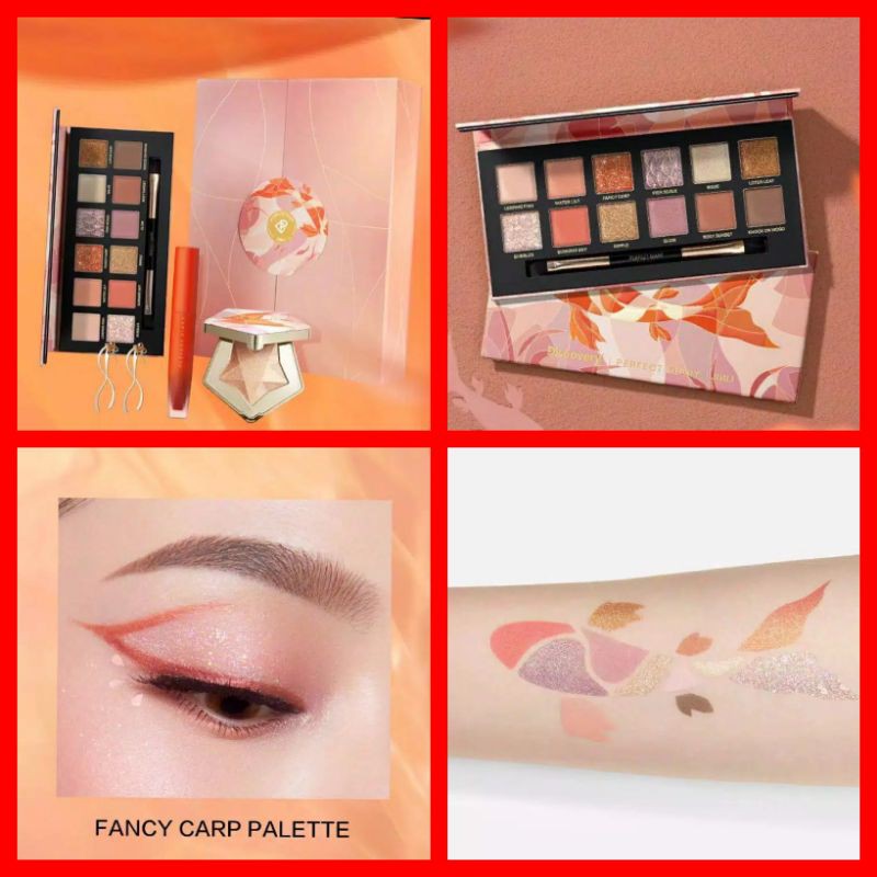 Perfect-- Diary Explorer Eyeshadow Fancy Carp Dreamy Effect Lucky Set Gift Box