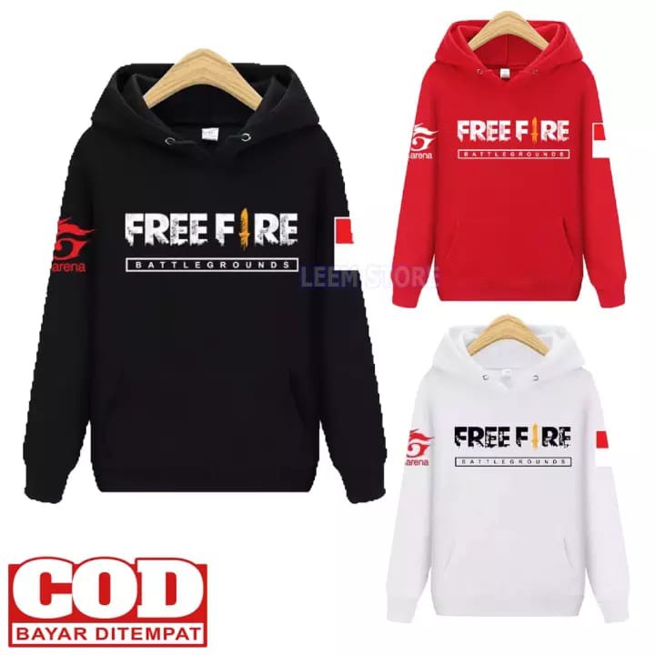 JAKET FREEFIRE ANAK LAKI LAKI WARNA MERAH KUALITAS TEBAL TERMURAH