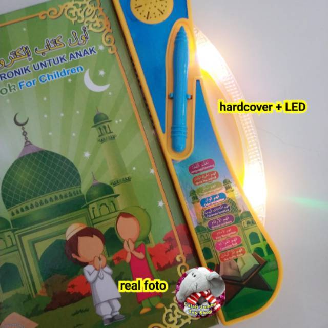DICEK 1 PER 1 - Ebook Muslim Islam 4 Bahasa Indonesia, Inggris, Arab, Mandarin LED Lampu Gajah Jumbo-2