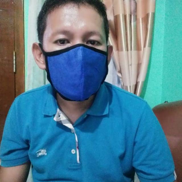 MASKER KAIN KATUN 2 LAPIS 2 IN 1